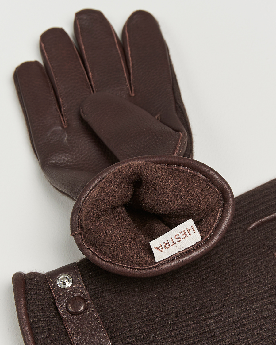 Herren | Handschuhe | Hestra | Christopher Cashmere/Elkskin Glove Espresso