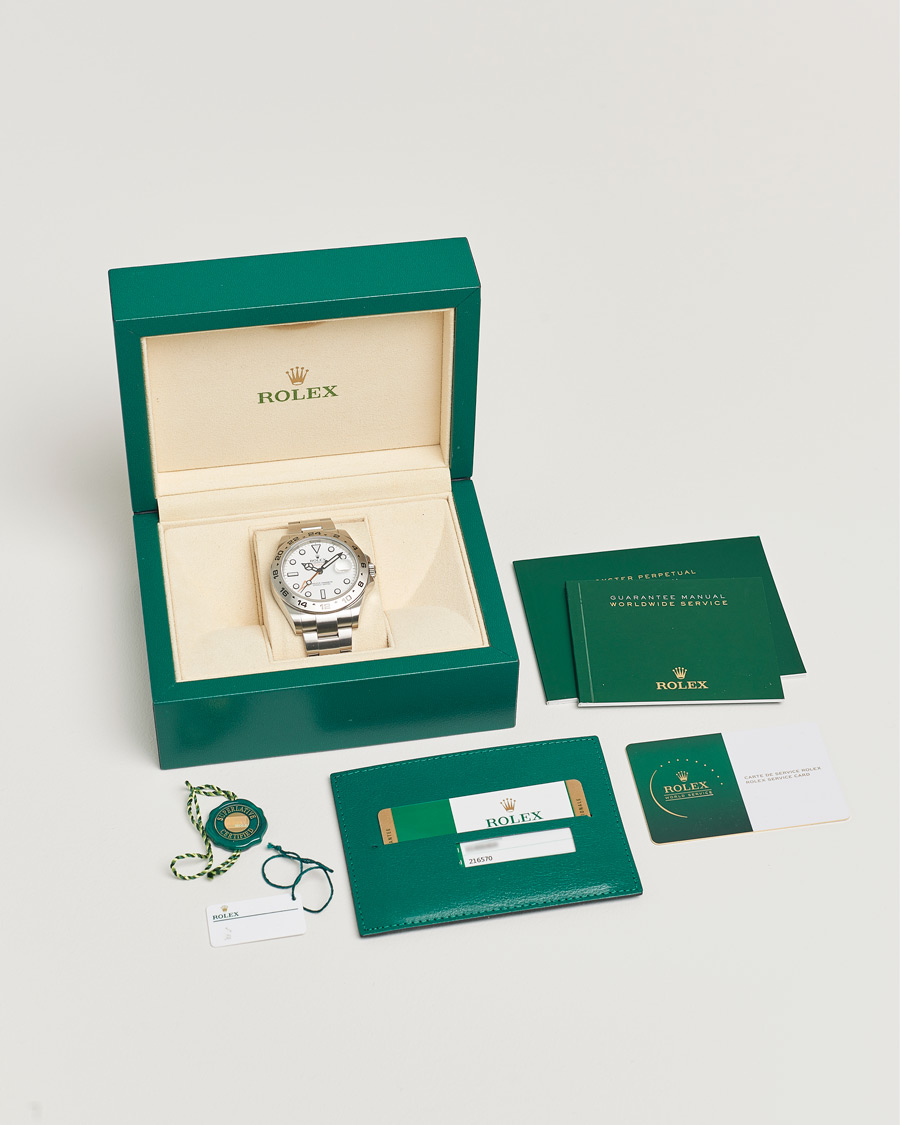 Herren | Rolex Pre-Owned Explorer II Steel White | Rolex Pre-Owned | Explorer II Steel White