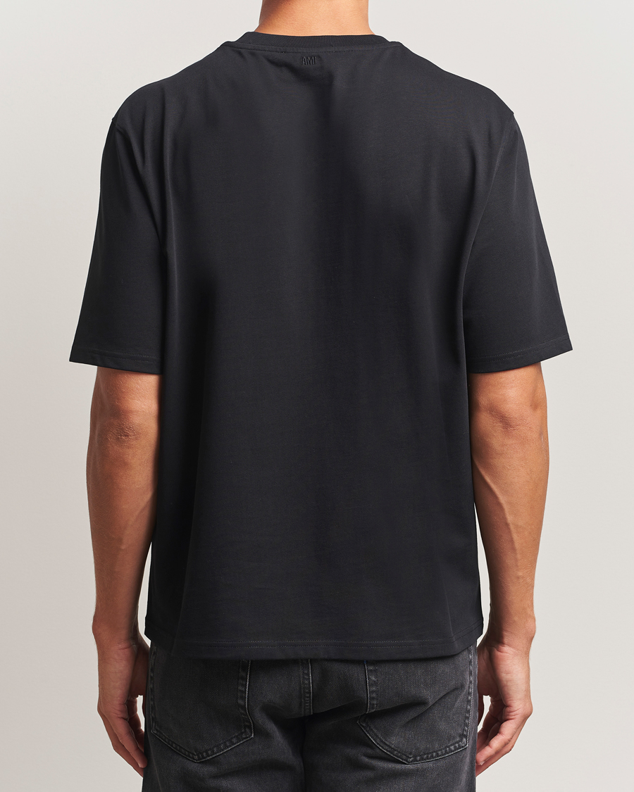 Herren | T-Shirts | AMI | Patch Heart T-Shirt Black