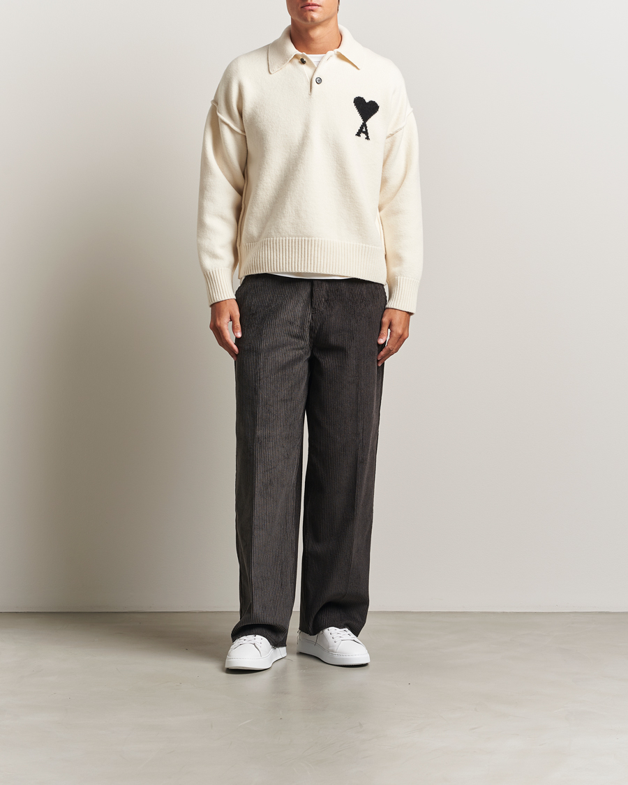 Herren | Hosen | AMI | Corduroy Trousers Anthracite