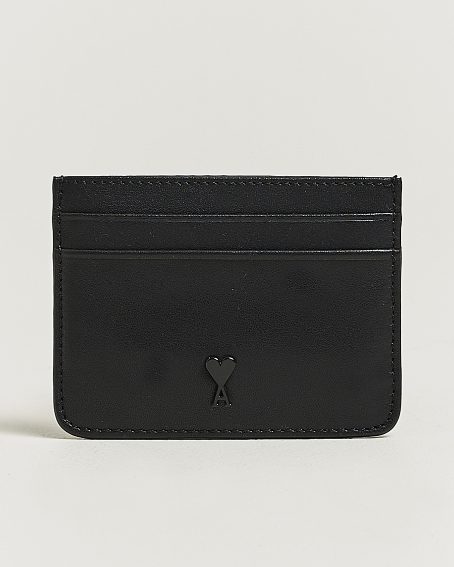 Herren | Geldbörsen | AMI | AMITonal Heart Logo Card HolderBlack