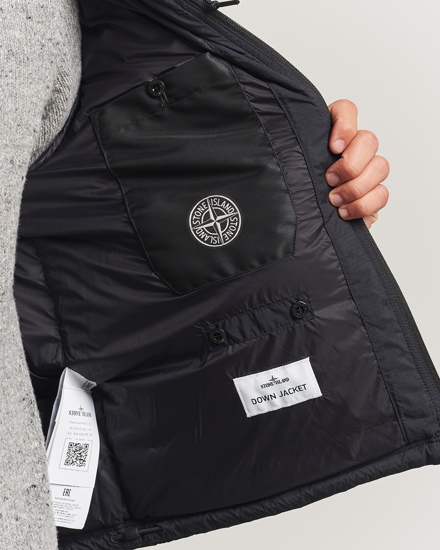 Herren | Jacken | Stone Island | Ripstop Cordura Padded Down Parka Black