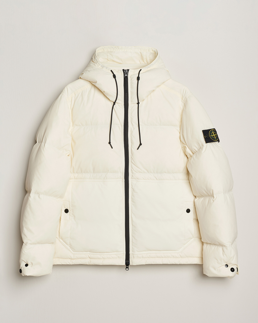 Herren | Jacken | Stone Island | Ripstop Cordura Padded Down Parka Ivory