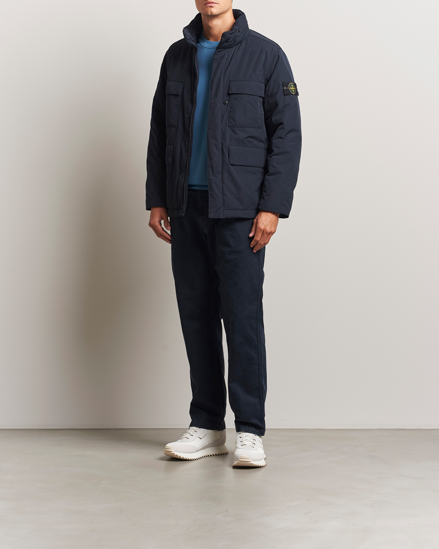Herren | Jacken | Stone Island | Micro Twill Padded Field Jacket Navy