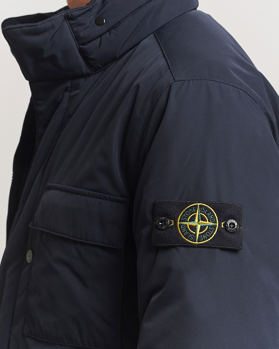 Herren | Jacken | Stone Island | Micro Twill Padded Field Jacket Navy