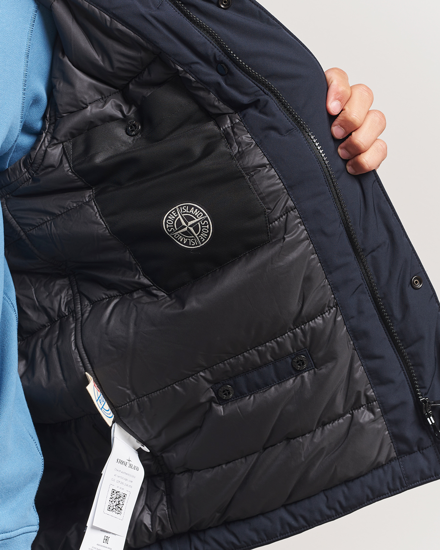 Herren | Jacken | Stone Island | Micro Twill Padded Field Jacket Navy