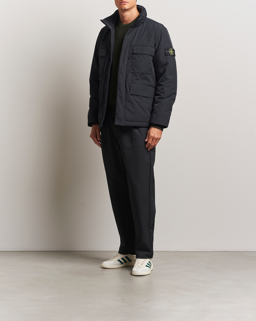 Herren | Jacken | Stone Island | Micro Twill Padded Field Jacket Black