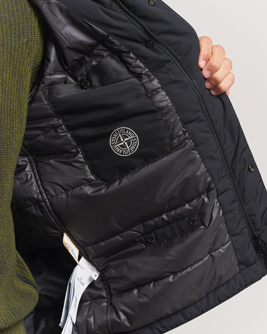 Herren | Jacken | Stone Island | Micro Twill Padded Field Jacket Black