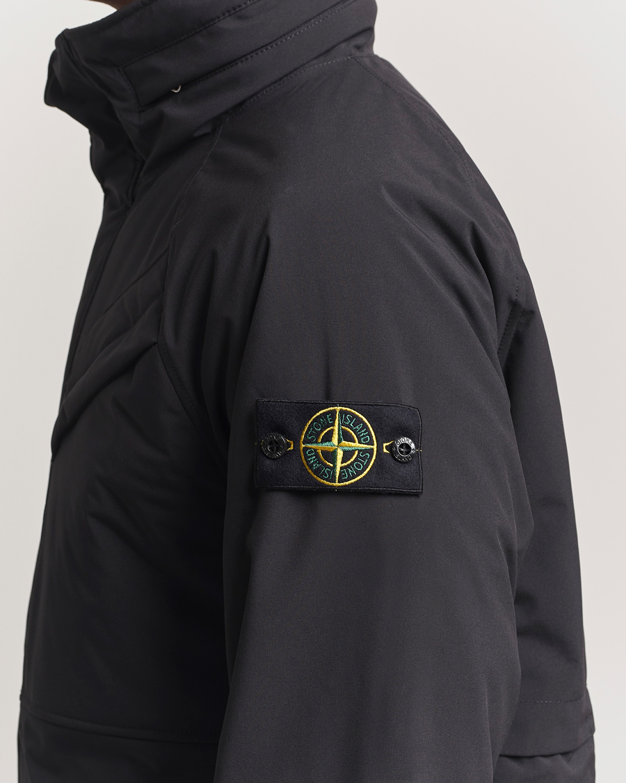 Herren | Jacken | Stone Island | Soft Shell Waterproof Coat Black
