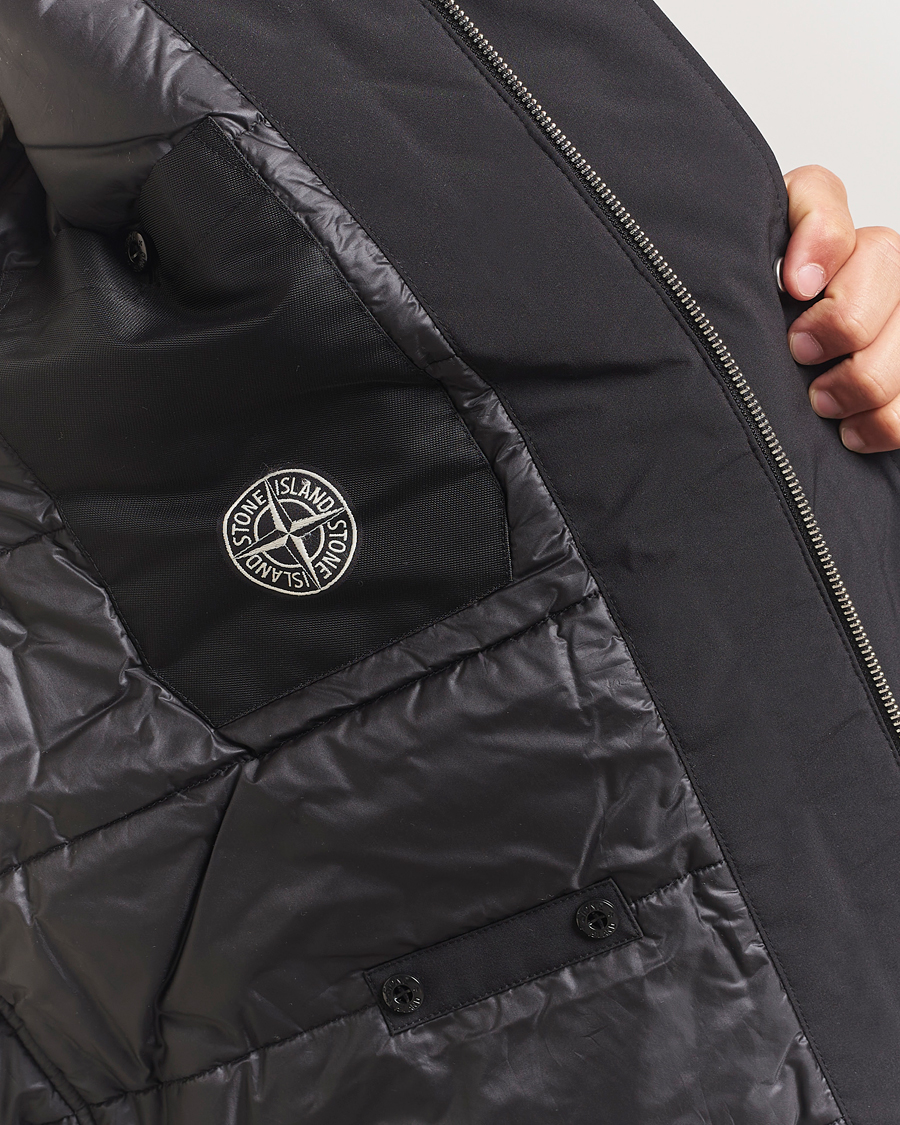 Herren | Jacken | Stone Island | Soft Shell Waterproof Coat Black
