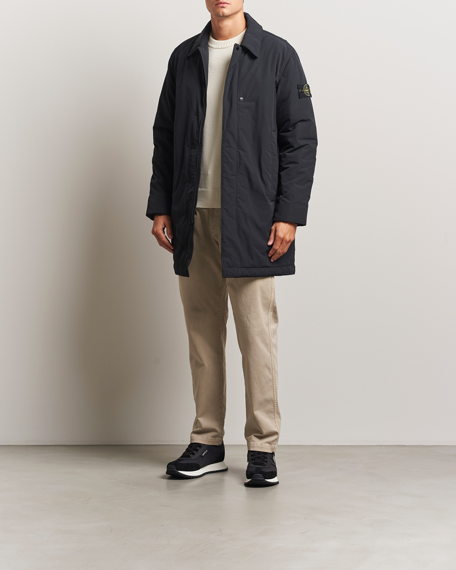 Herren | Jacken | Stone Island | Micro Twill Primaloft Padded Coat Black