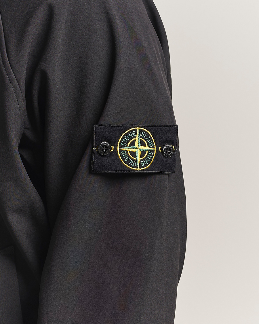 Herren | Jacken | Stone Island | Soft Shell Lined Short Parka Black