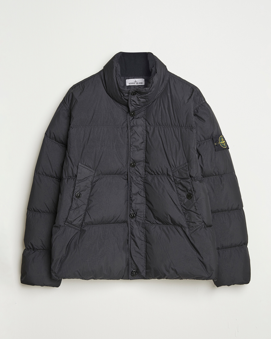 Herren | Jacken | Stone Island | Crinkle Reps Down Jacket Black