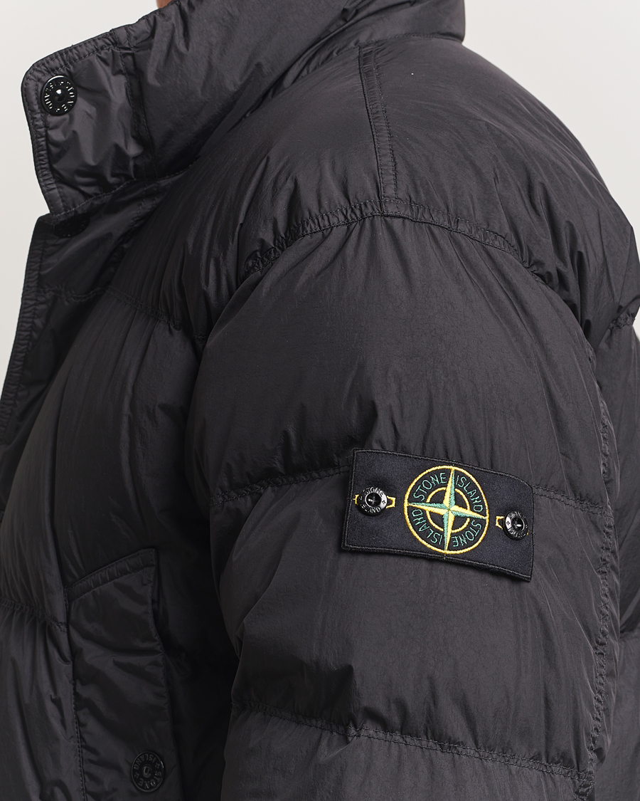 Herren | Jacken | Stone Island | Crinkle Reps Down Jacket Black