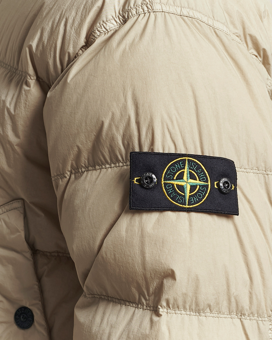 Herren | Jacken | Stone Island | Crinkle Reps Down Jacket Beige