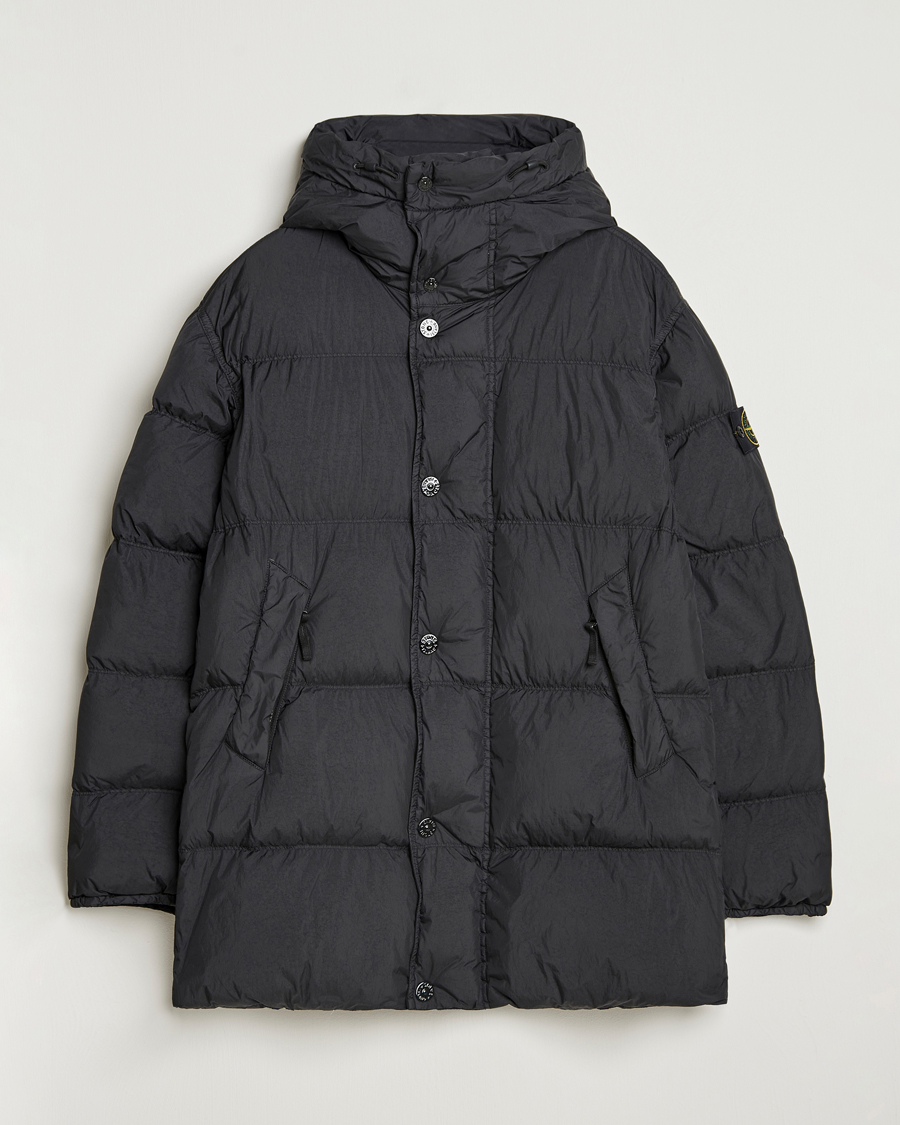 Herren | Jacken | Stone Island | Crinkle Reps Down Parka Black