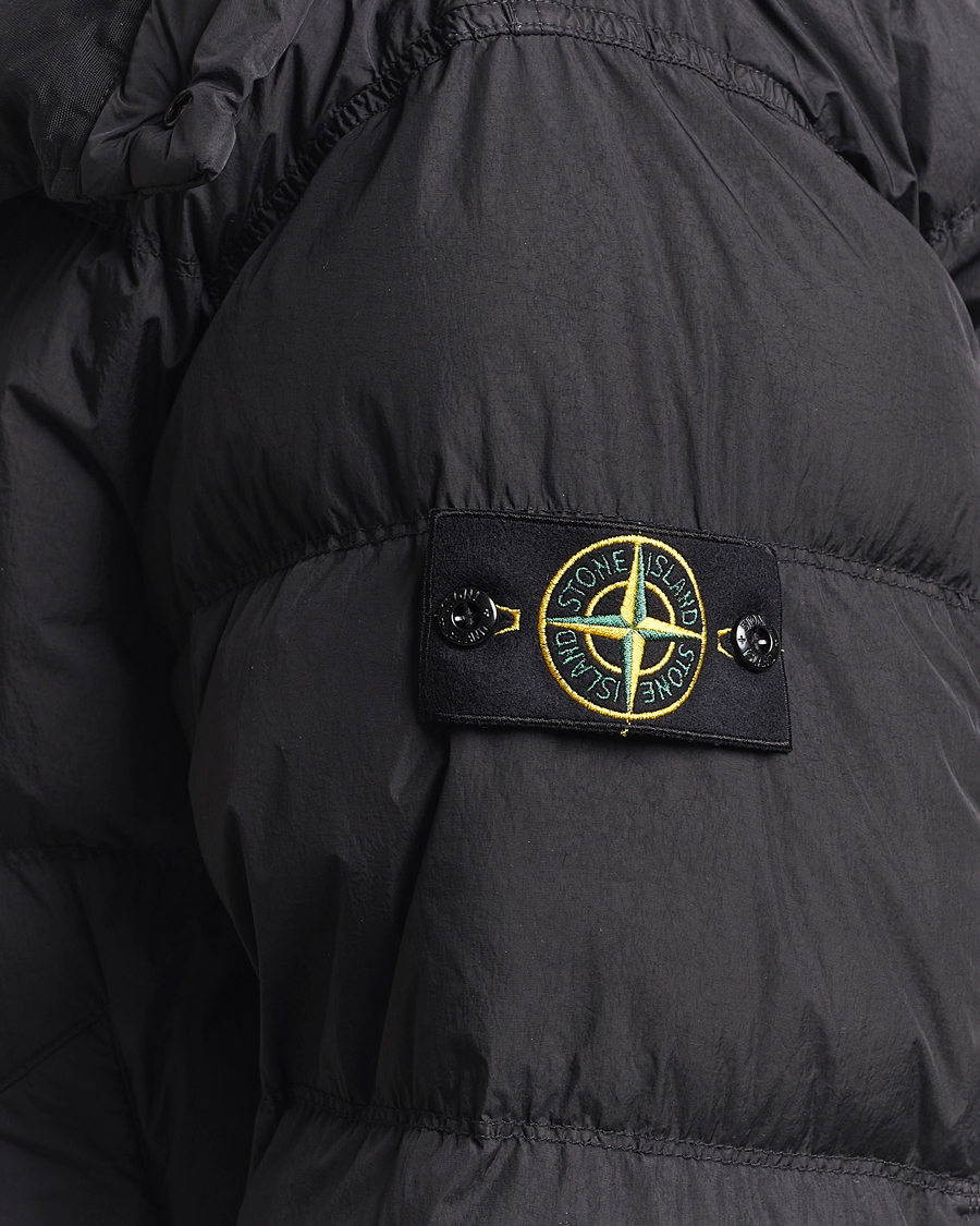 Herren | Jacken | Stone Island | Crinkle Reps Down Parka Black