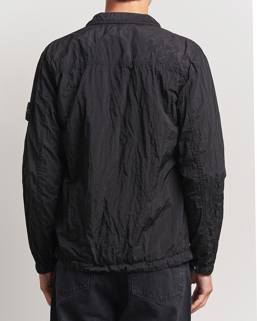 Herren | Hemden | Stone Island | Nylon Metal Zip Overshirt Black