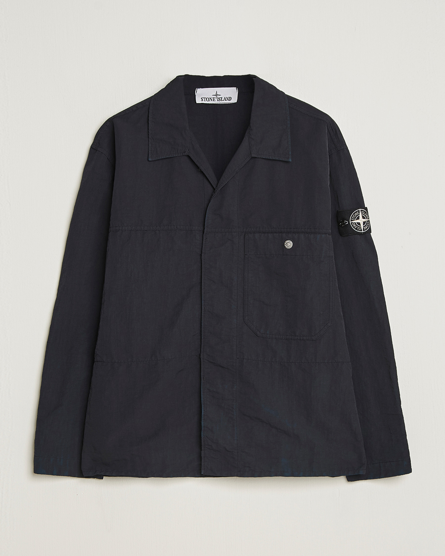 Herren | Hemden | Stone Island | Naslan TC Corrosion Treatment Overshirt Black