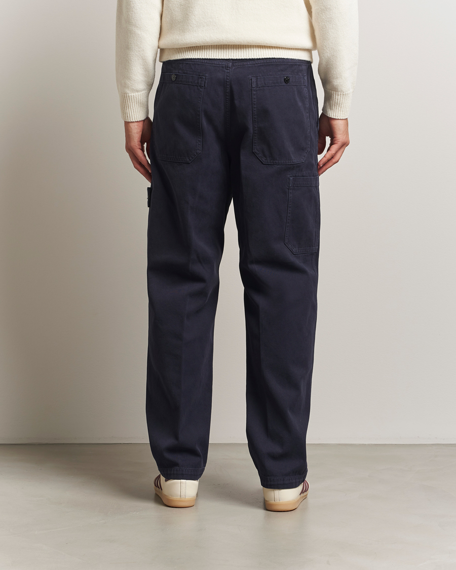 Herren | Hosen | Stone Island | Panama Cotton Old Effect Trousers Ink