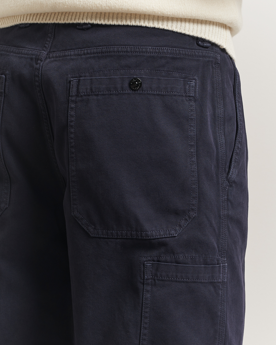 Herren | Hosen | Stone Island | Panama Cotton Old Effect Trousers Ink