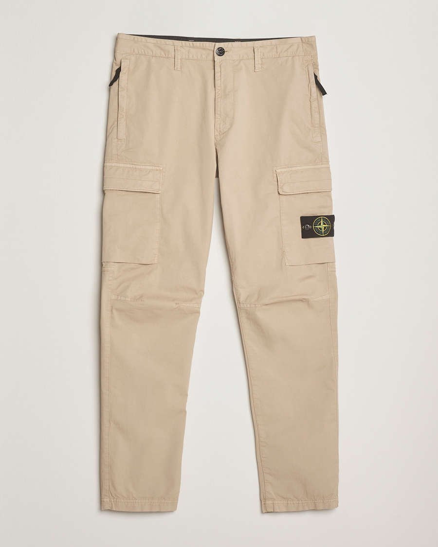 Herren | Hosen | Stone Island | Supima Cotton Stretch Cargo Trousers Desert