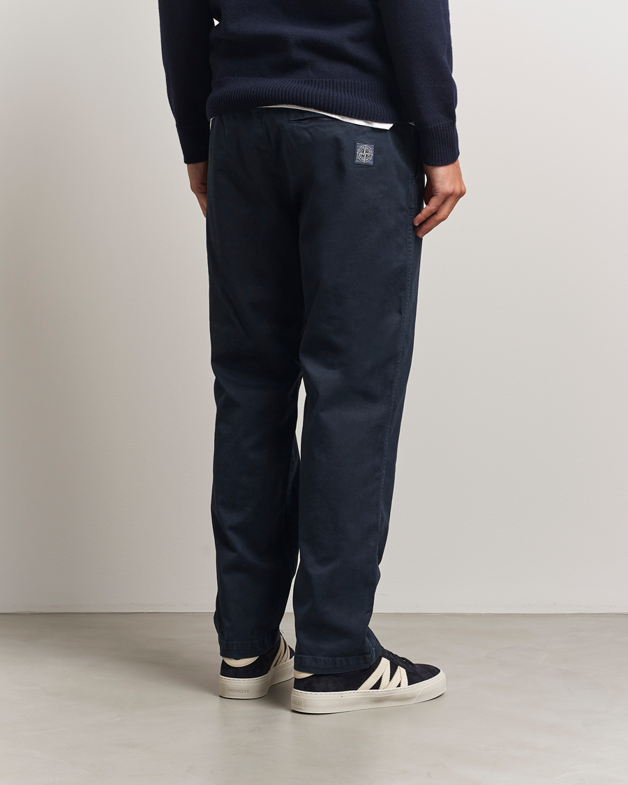 Herren | Hosen | Stone Island | Cotton Twill Stretch Chino Navy