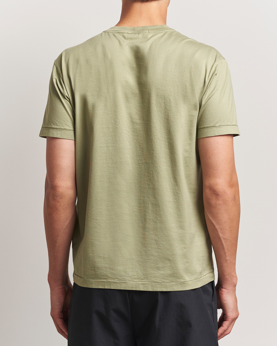 Herren | T-Shirts | Stone Island | Garment Dyed Cotton Jersey T-Shirt Sage