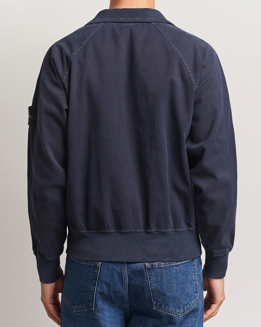 Herren | Jacken | Stone Island | Organic Panama Cotton Track Jacket Ink