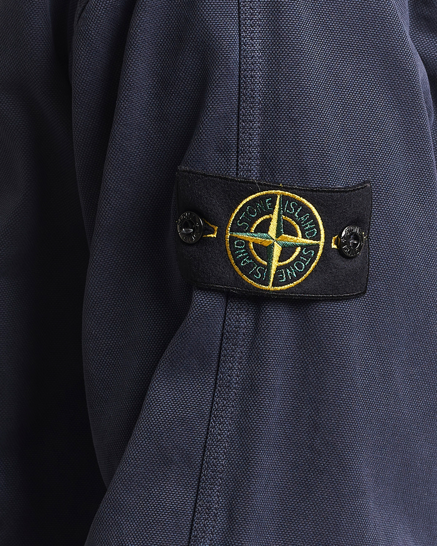Herren | Jacken | Stone Island | Organic Panama Cotton Track Jacket Ink