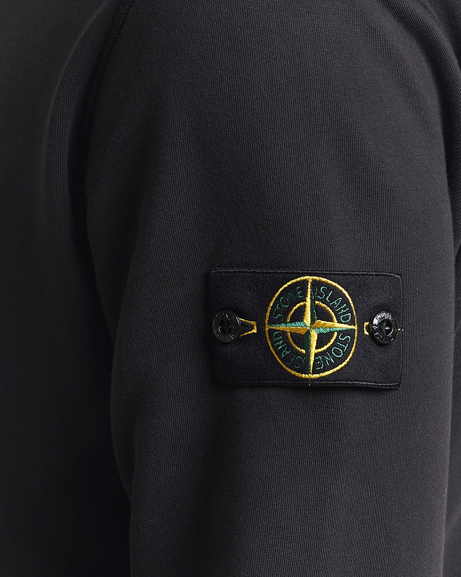 Herren | Pullover | Stone Island | Garment Dyed Fleece Sweatshirt Black