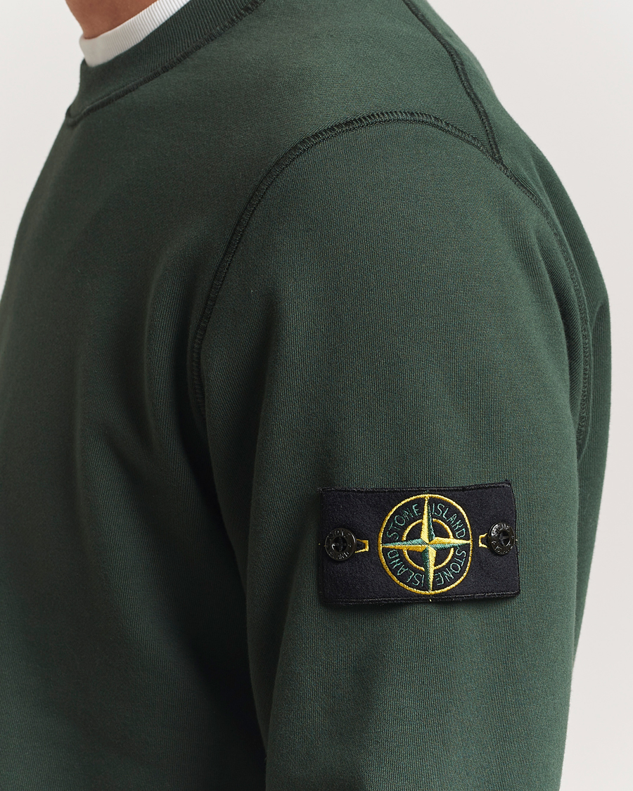 Herren | Pullover | Stone Island | Garment Dyed Fleece Sweatshirt Juniper