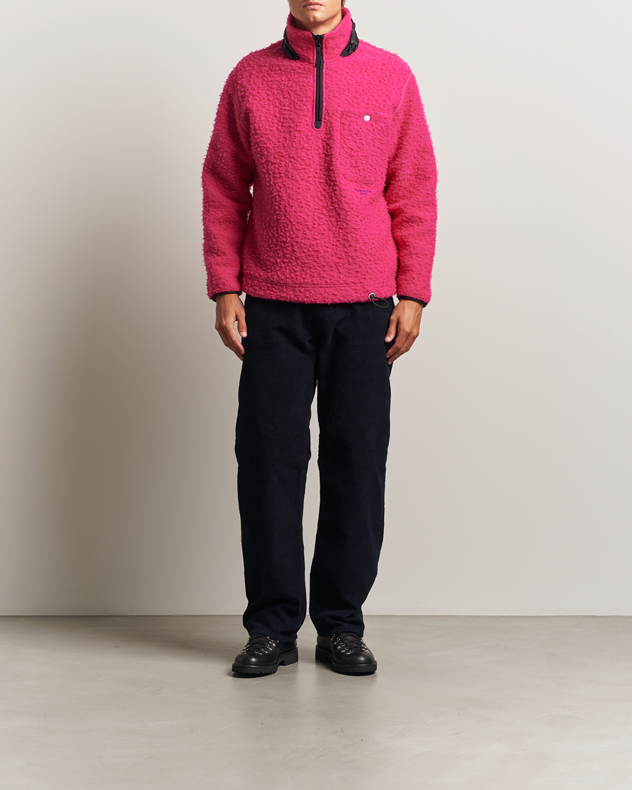 Herren | Pullover | Stone Island | Marina Ratteen Wool Half-Zip Fuxia