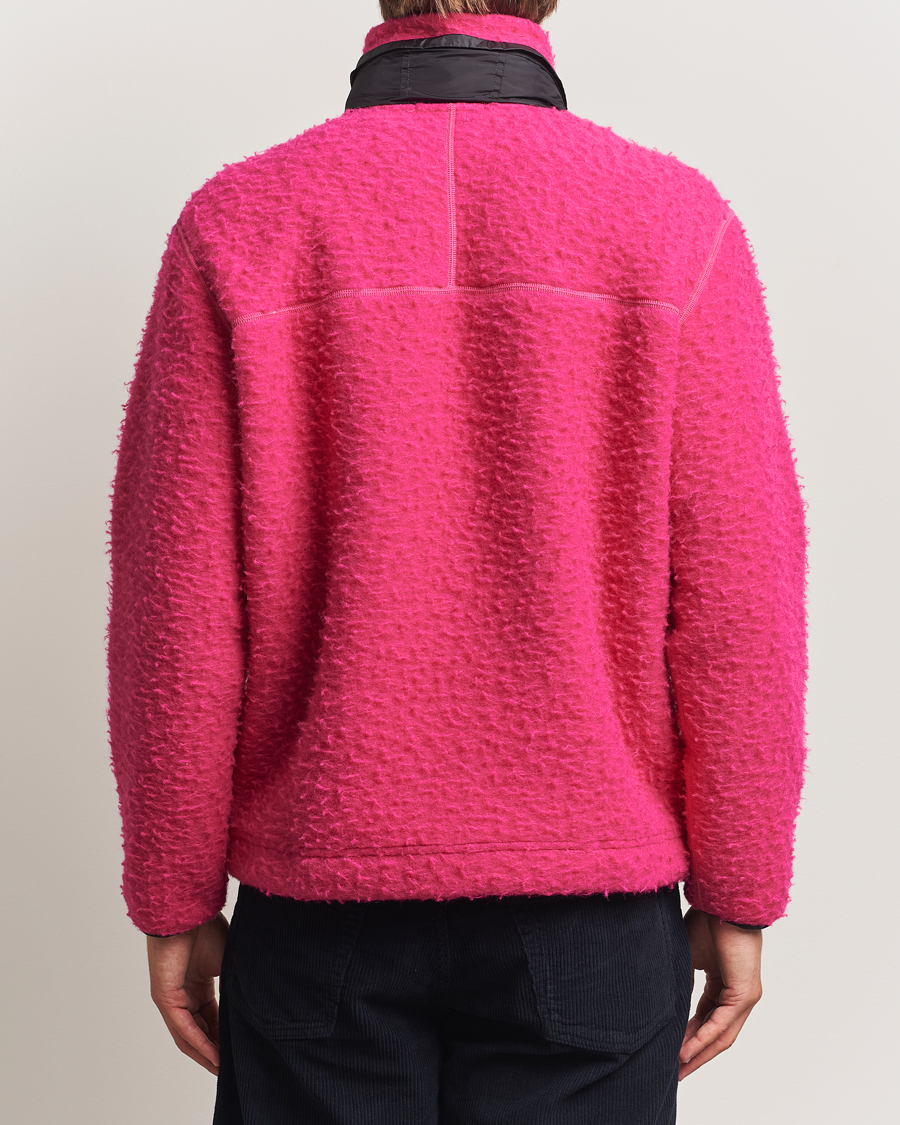 Herren | Pullover | Stone Island | Marina Ratteen Wool Half-Zip Fuxia