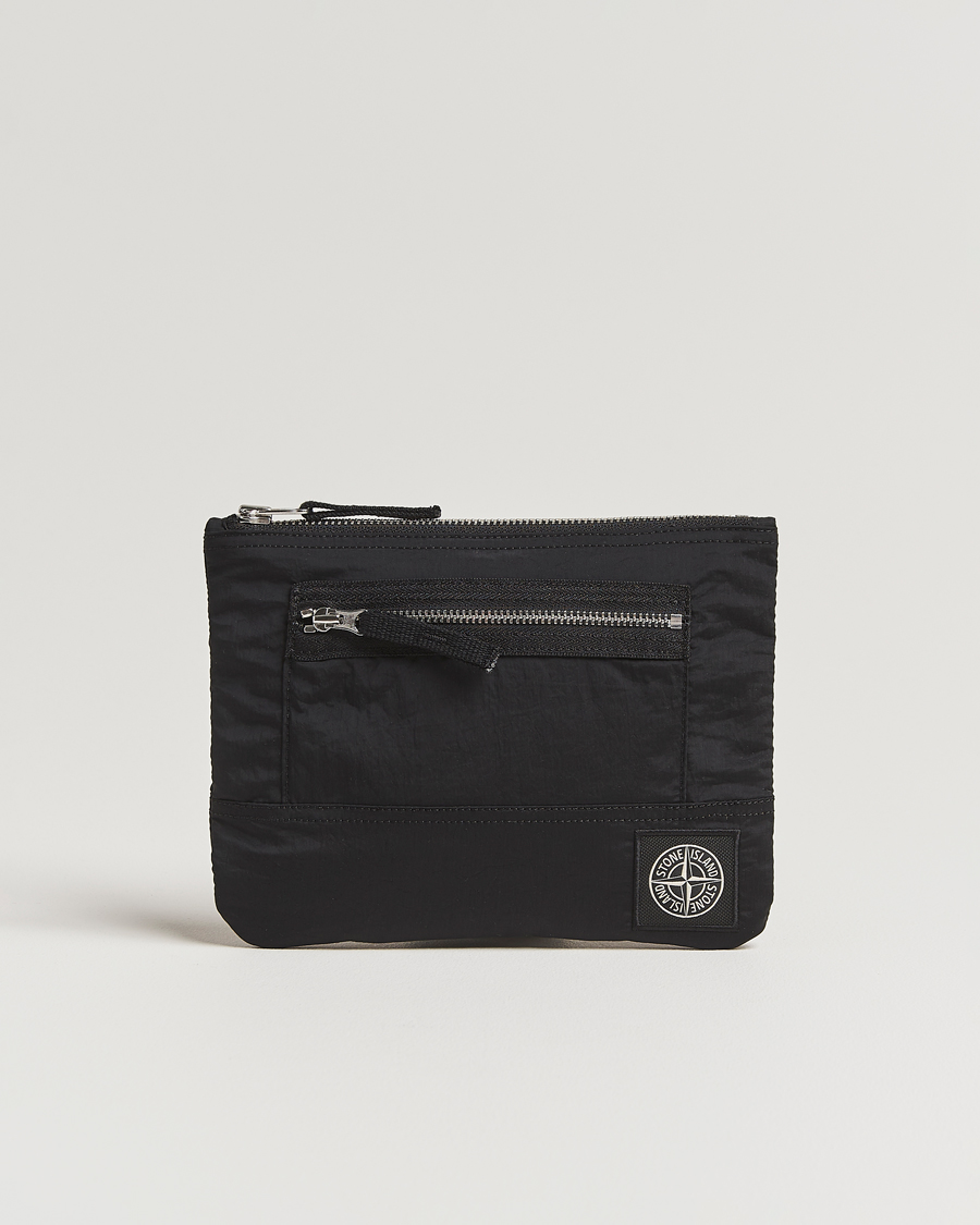Herren | Geldbörsen | Stone Island | Nylon Metal Zip Wallet Black