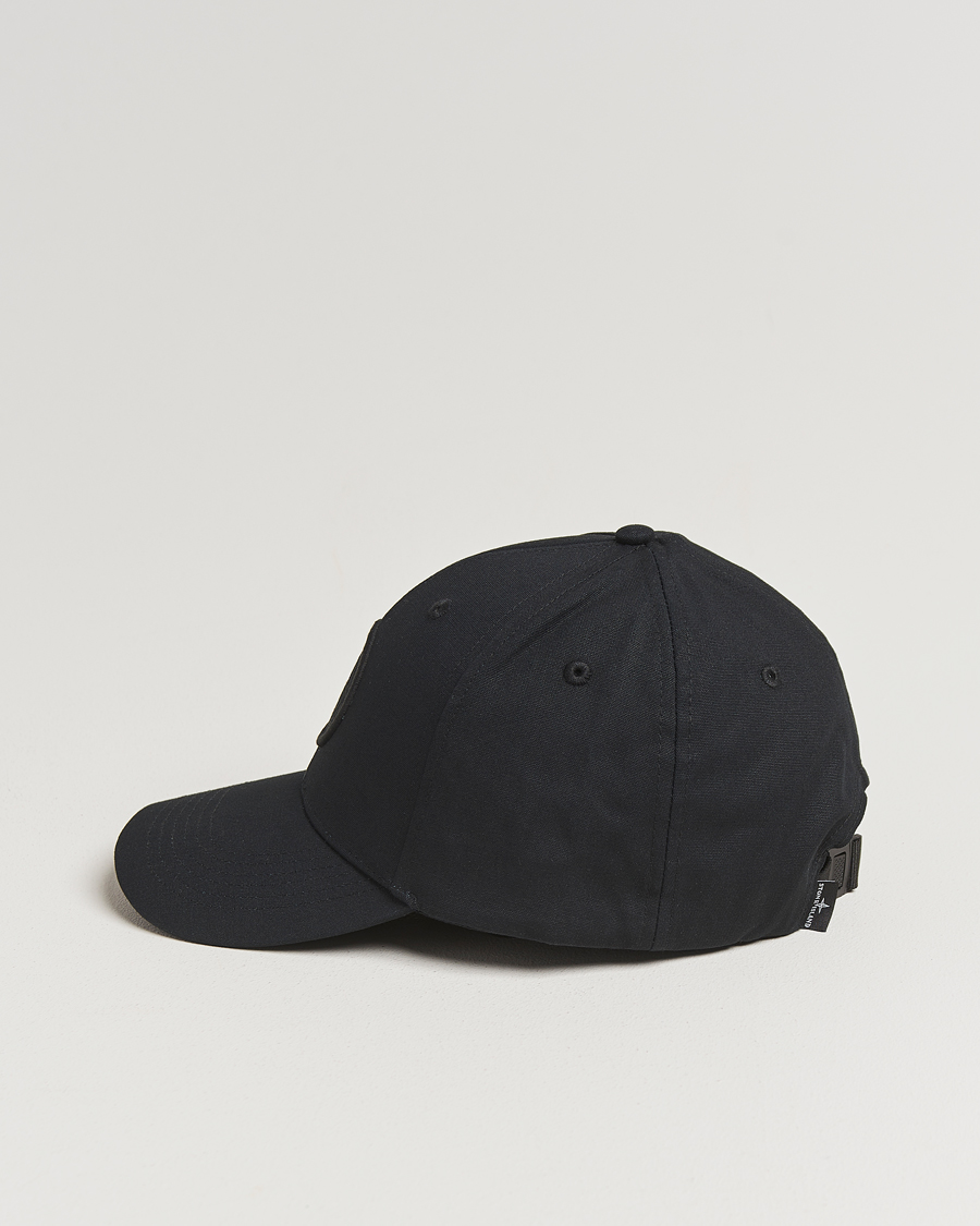 Herren | Stone Island Classic Cotton Logo Cap Black | Stone Island | Classic Cotton Logo Cap Black
