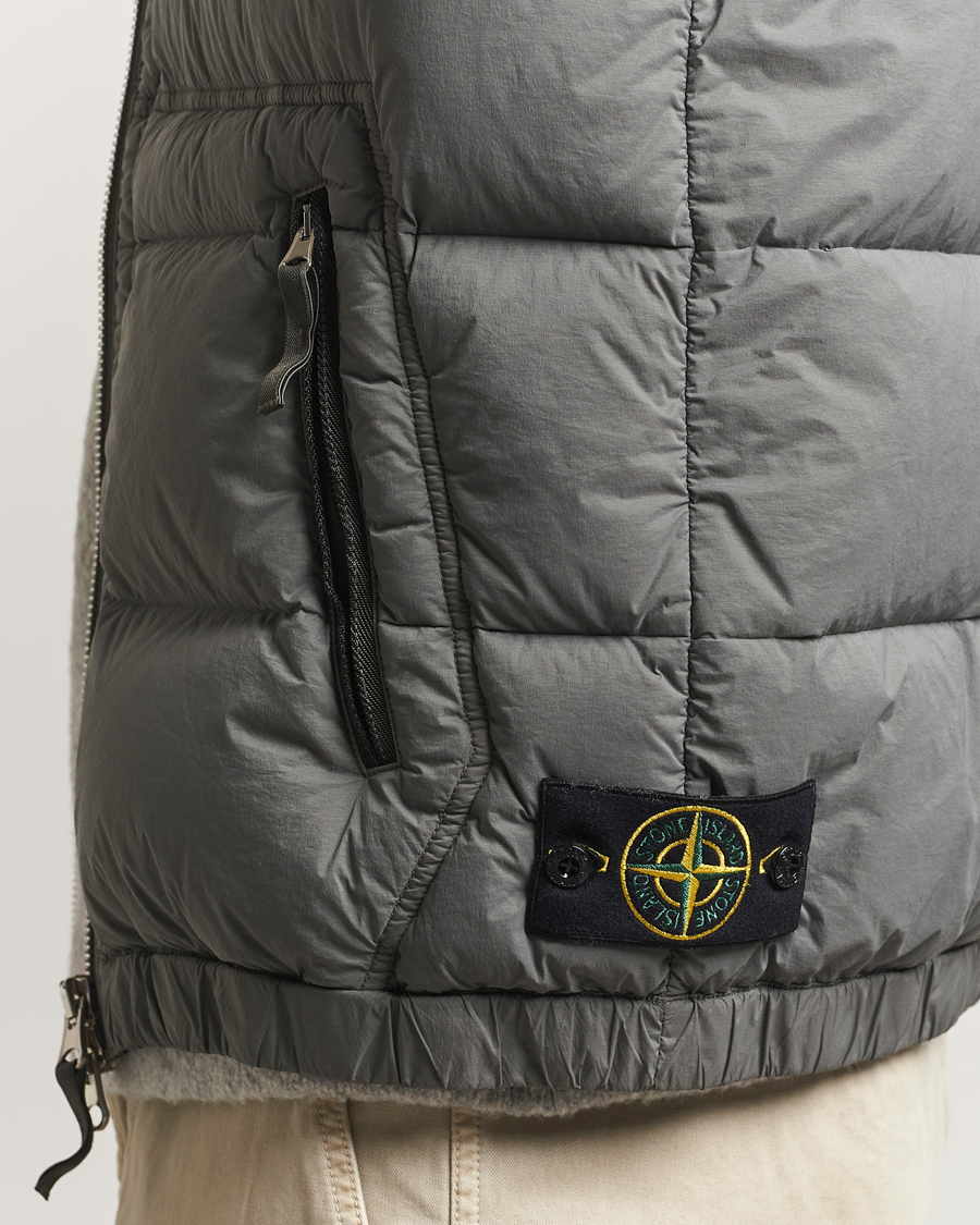 Herren | Jacken | Stone Island | Seamless Tunnel Nylon Down Vest Cement