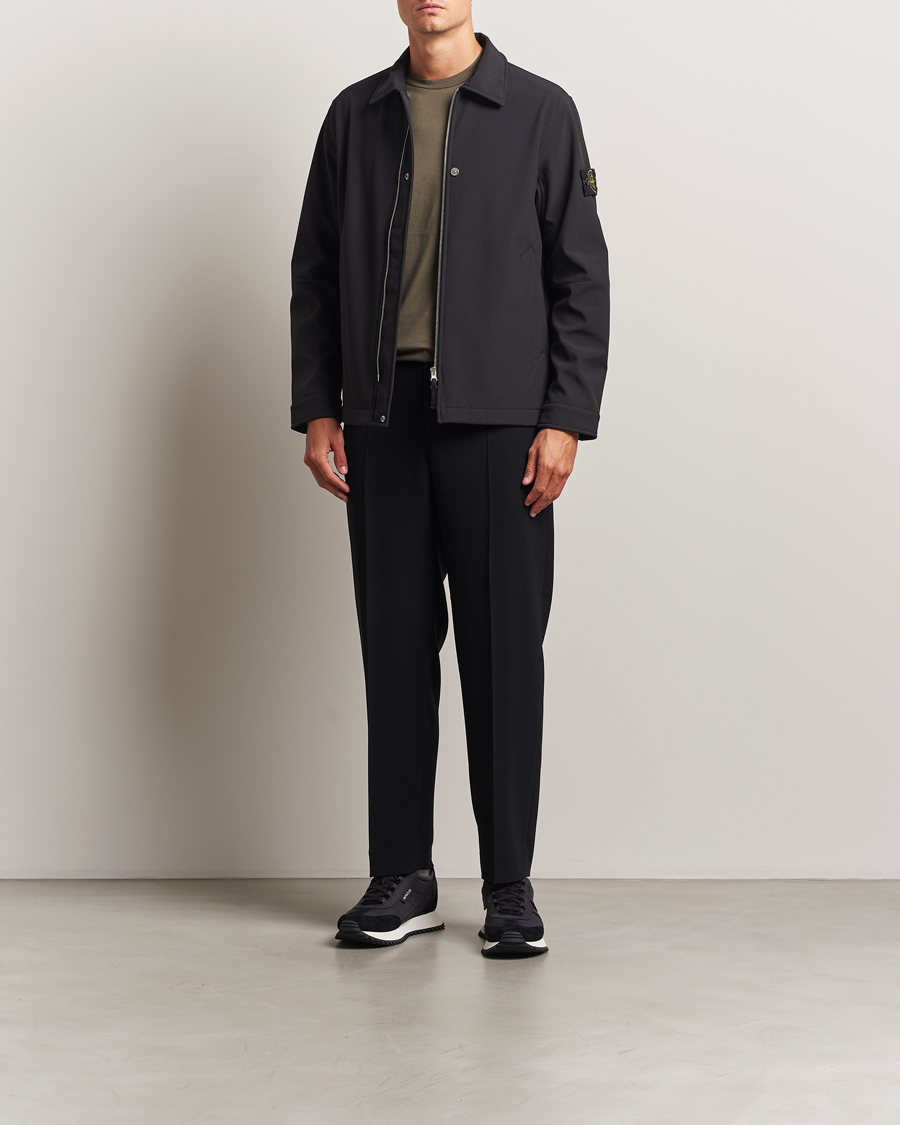 Herren | Jacken | Stone Island | Soft Shell Shirt Jacket Black
