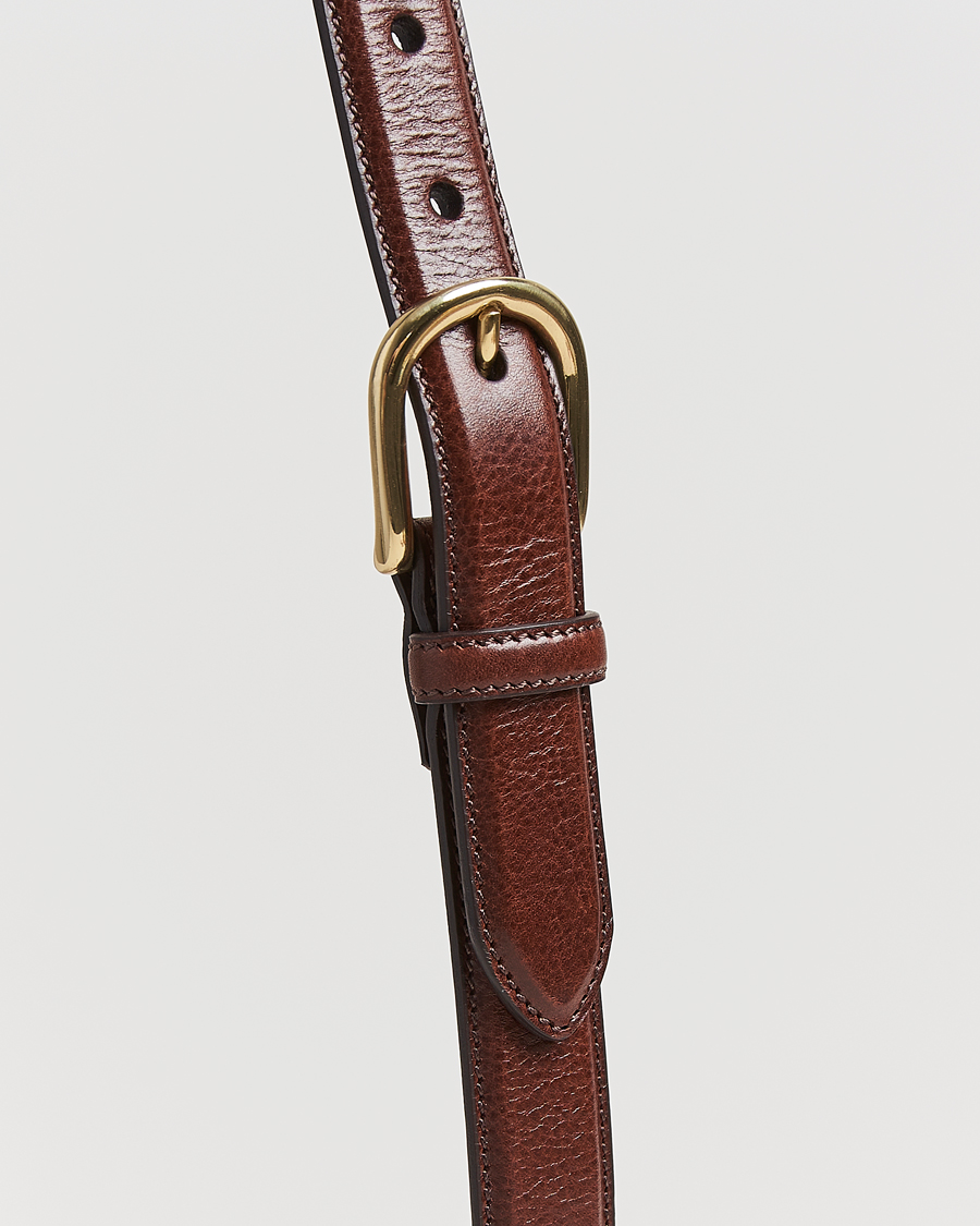 Herren | Gürtel | Kamakura Shirts | Vintage Ivy Horseshoe Buckle Belt  Brown