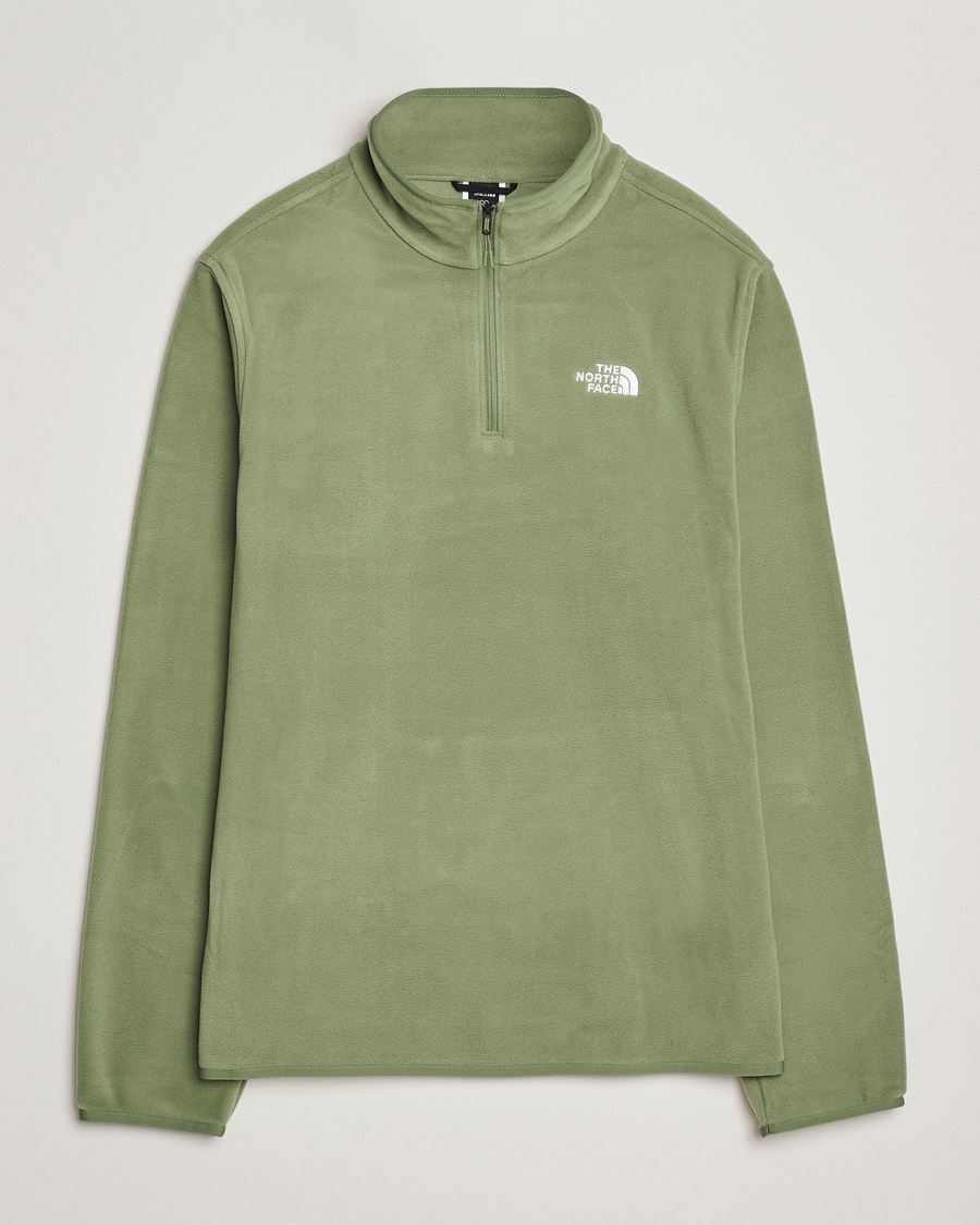 Herren | Pullover | The North Face | Glacier Fleece 1/4 Zip Sage Green