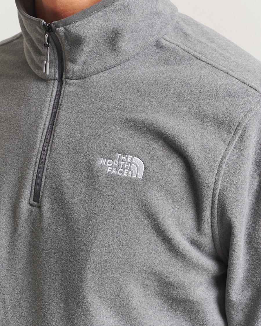 Herren | Pullover | The North Face | Glacier Fleece 1/4 Zip Grey