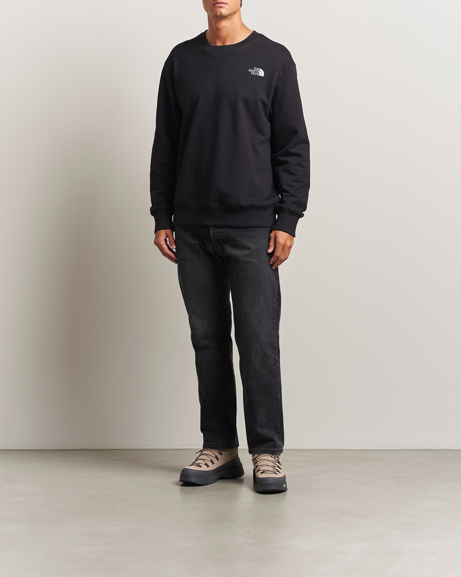 Herren | Pullover | The North Face | Essential Lite Crew Neck Black
