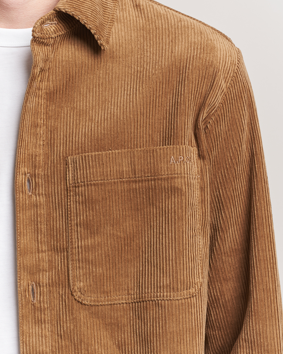 Herren | Hemden | A.P.C. | Leon Corduroy Overshirt Brown