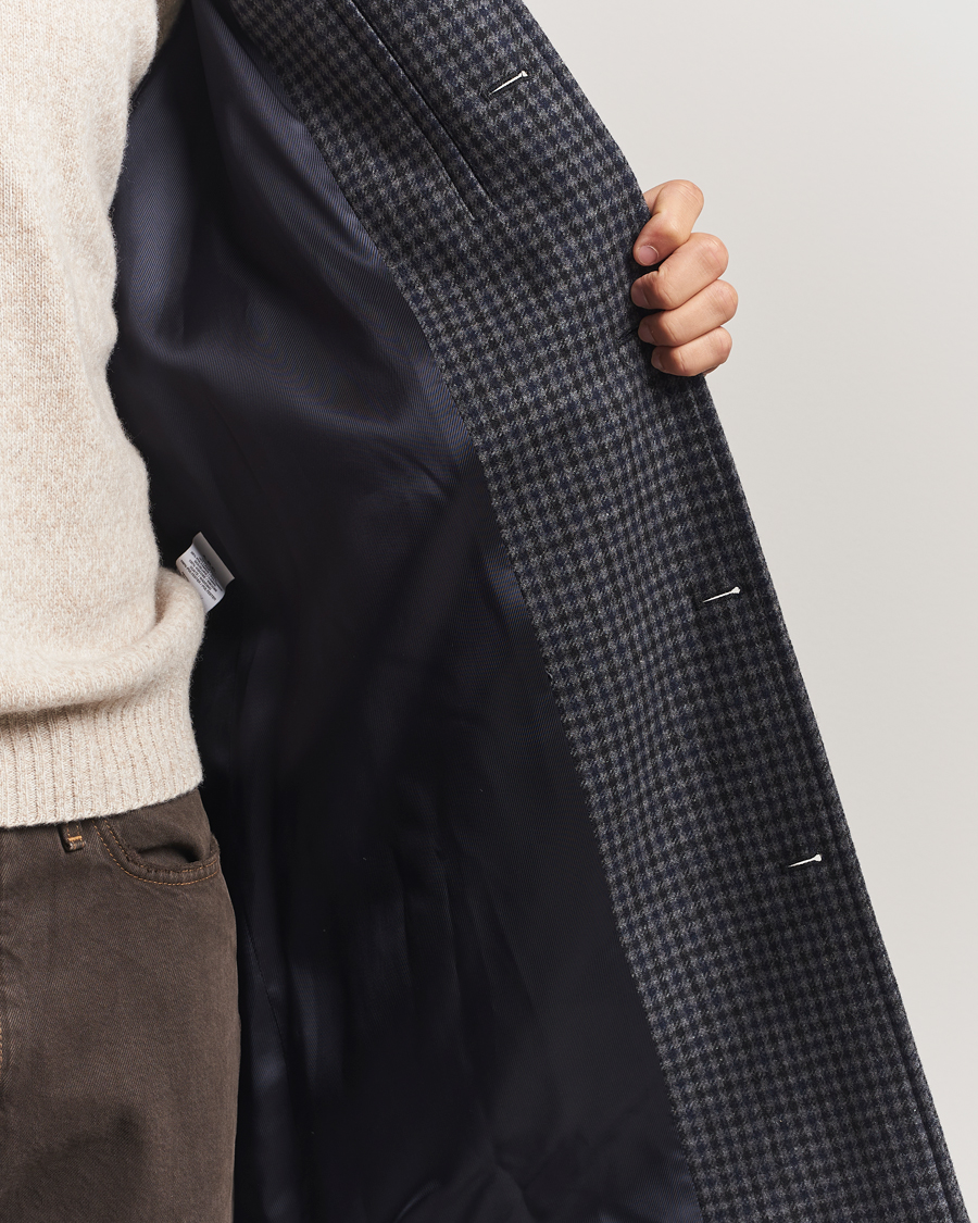 Herren | Jacken | A.P.C. | Paul Wool Houndstooth Coat Anthracite