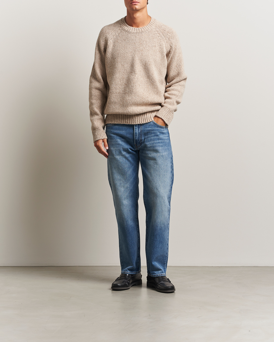 Herren | Pullover | A.P.C. | Harris Wool Knitted Sweater Beige
