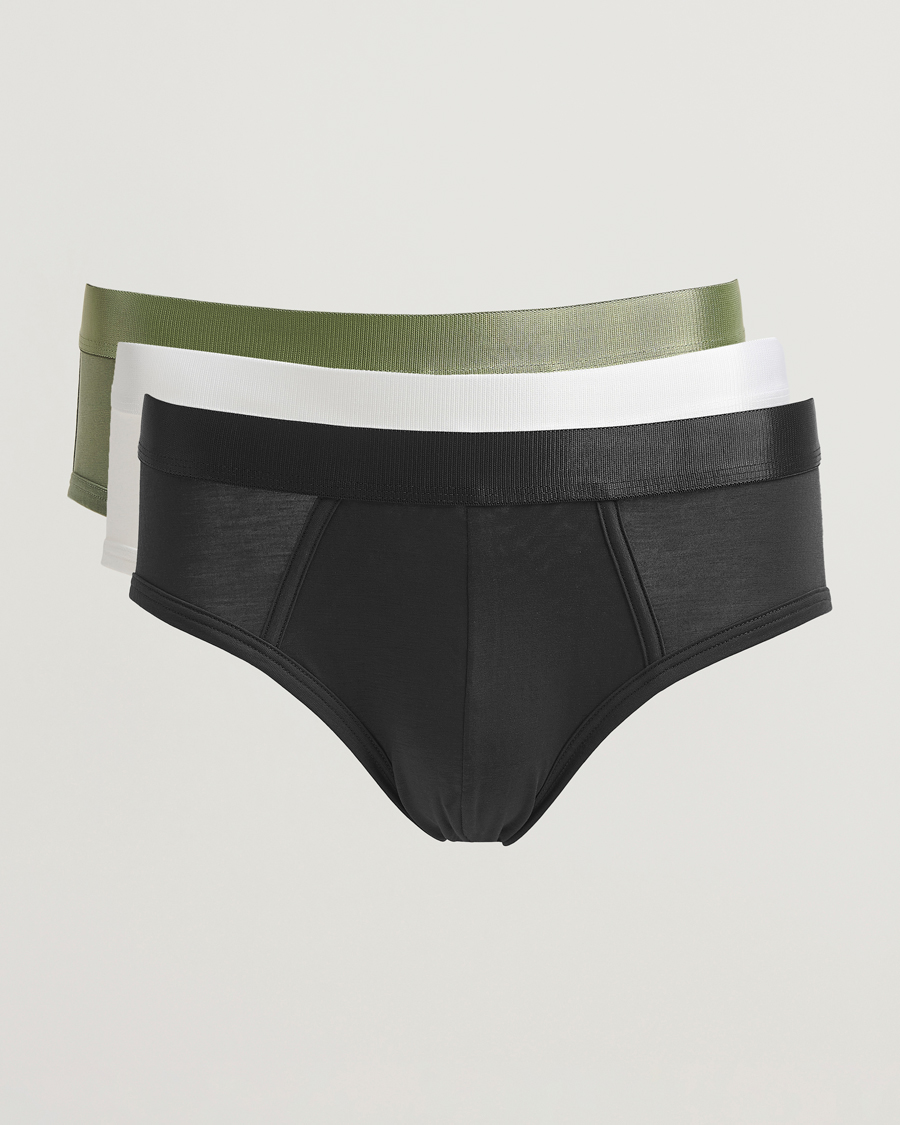Herren | Unterwäsche | CDLP | 3-Pack Y-Brief Black/White/Sage