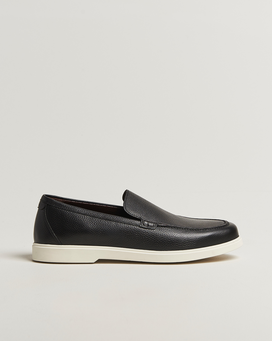 Herren | Loafer | Loake 1880 | Tuscany Grained Leather Loafers Black