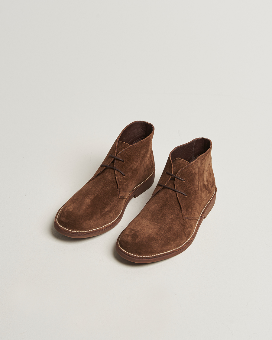 Herren | Boots | Loake Shoemakers | Sahara Suede Chukka Dark Brown
