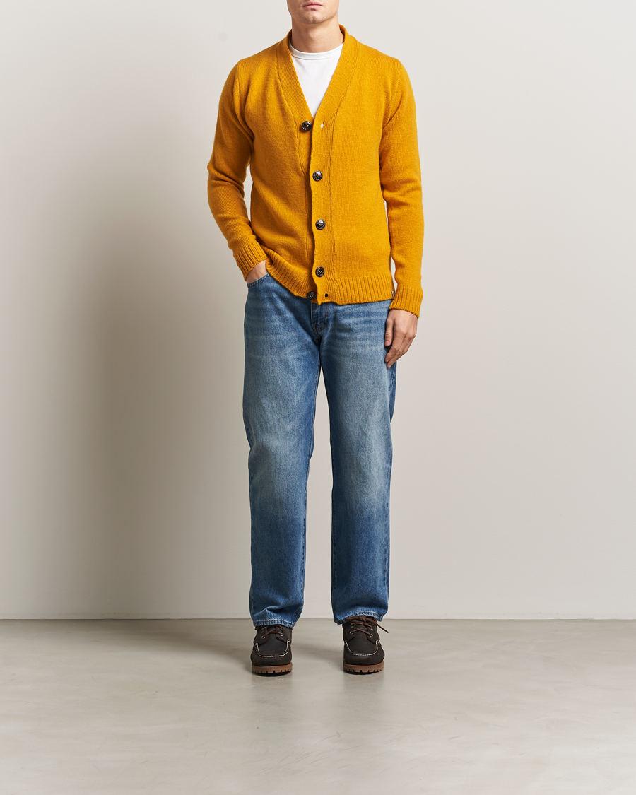 Herren | Pullover | Peregrine | Maker's Stitch Merino Cardigan Honey
