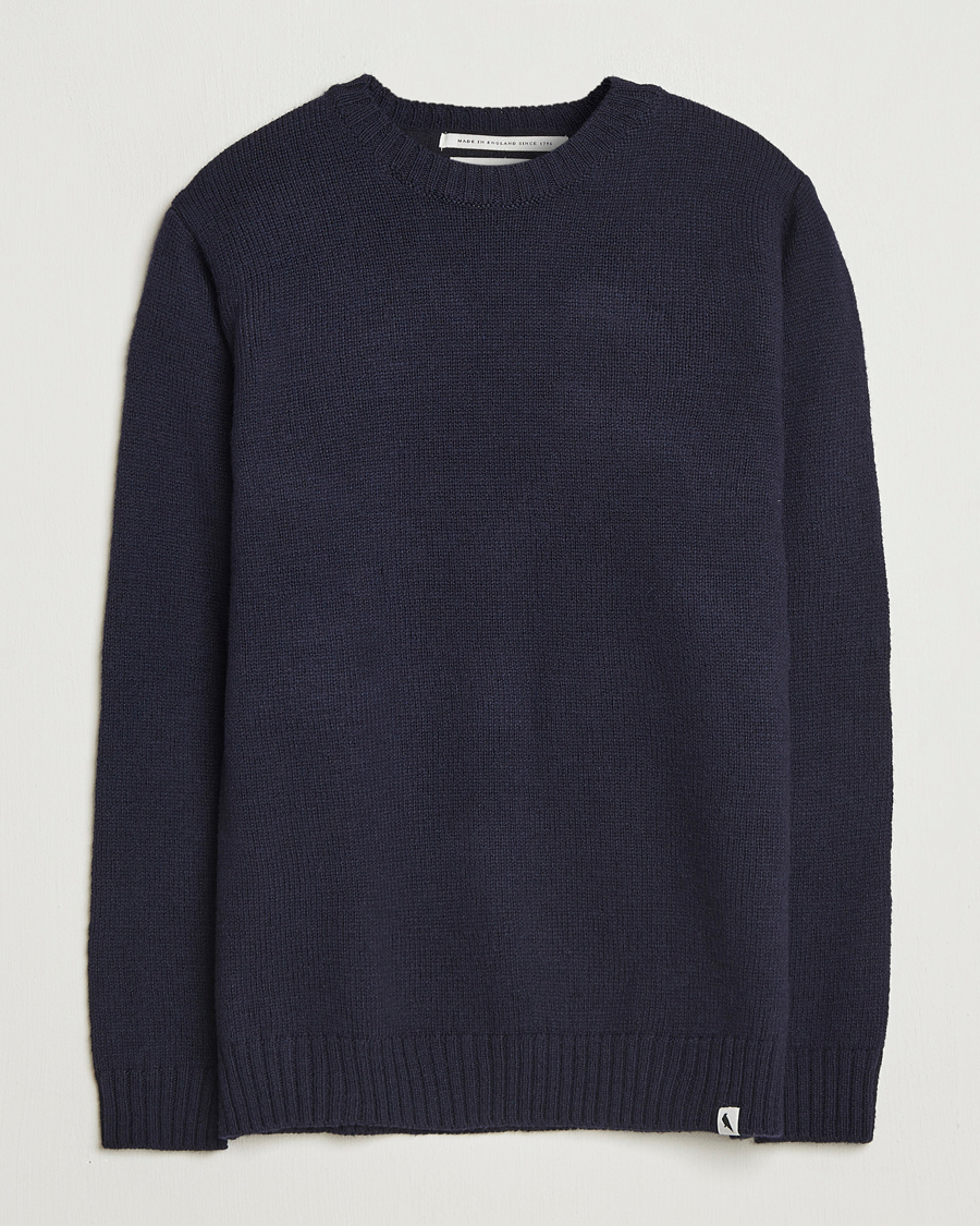Herren | Pullover | Peregrine | Maker's Stitch Merino Crew Navy